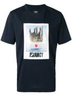 Fendi Graphic Print T-shirt - Blue
