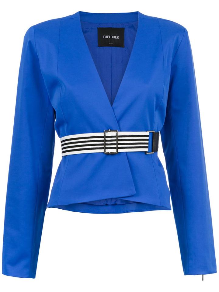 Tufi Duek V-neck Top - Blue