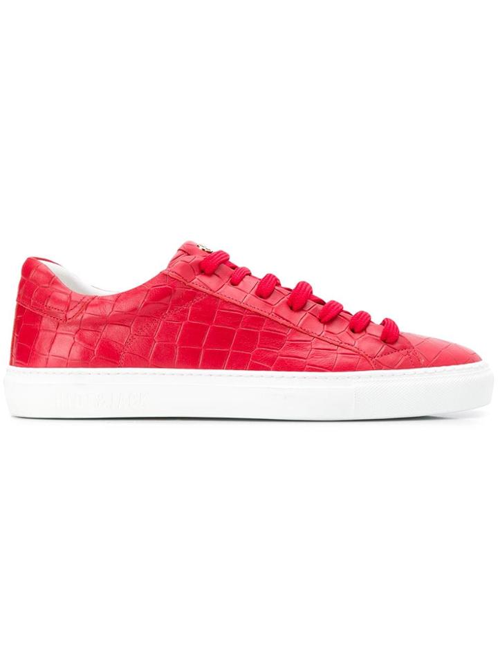 Hide & Jack Low Top Trainers - Red