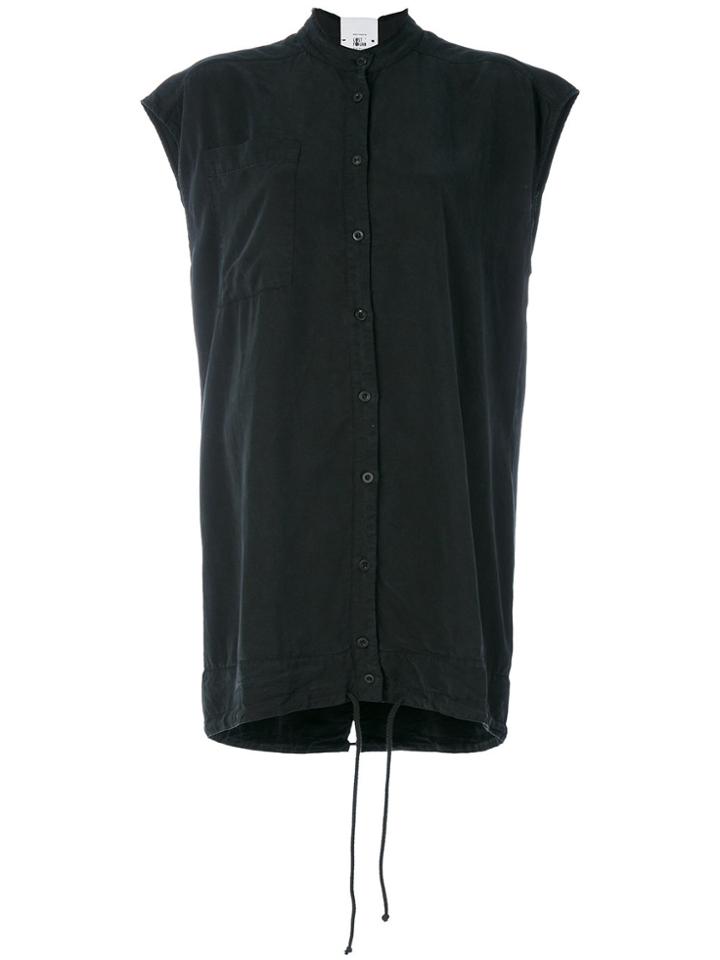 Lost & Found Rooms High Neck Shortsleeved Shirt - Black