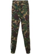 Off-white Camouflage Print Track Trousers - Brown