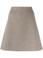Theory A-line Skirt - Grey