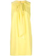Paule Ka Layered Design Dress - Yellow