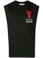 Mcq Alexander Mcqueen Pray For Surf Tank Top - Black