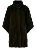 Liska Magrit Fur Coat - Brown
