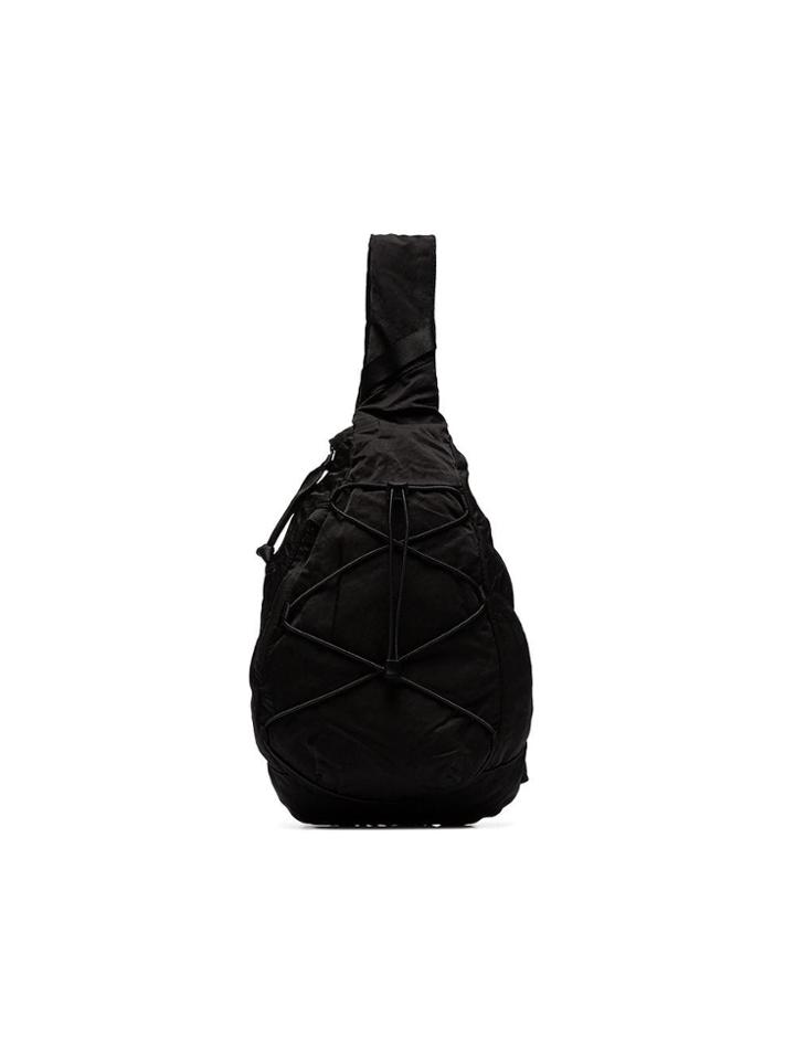 Cp Company Black Single Strap Backpack