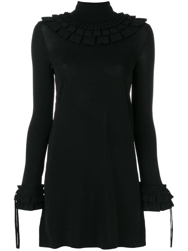 Ermanno Scervino Turtleneck Dress - Black