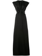 Proenza Schouler Short Sleeve Cut Out Dress - Black