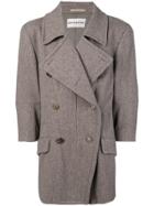 Issey Miyake Vintage Double Breasted Coat - Nude & Neutrals