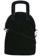 Barbara Bui Lace-up Straps Tote, Women's, Black, Calf Suede/polyester