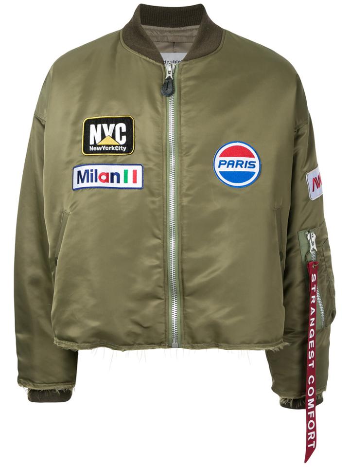 Doublet Multi-patch Bomber Jacket - Green