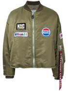 Doublet Multi-patch Bomber Jacket - Green