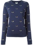 Kenzo 'eyes' Sweatshirt, Women's, Size: Small, Blue, Cotton