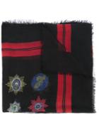 Alexander Mcqueen Skull Badge Print Scarf