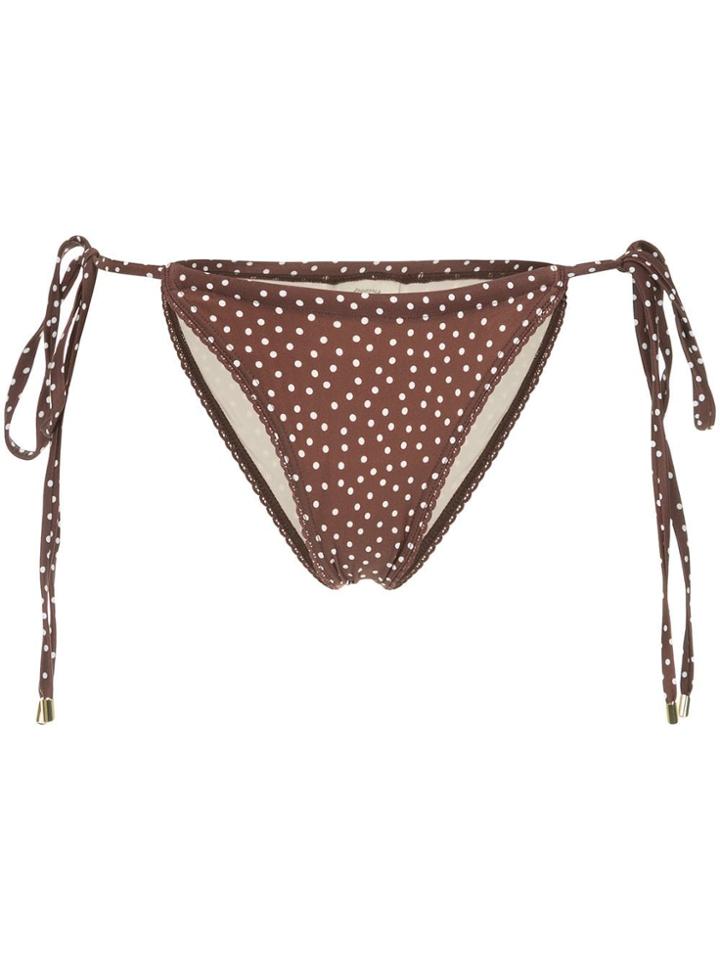 Peony Freckle String Pant - Brown