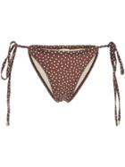 Peony Freckle String Pant - Brown
