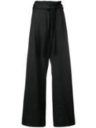 P.a.r.o.s.h. High-waist Flared Trousers - Black