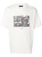 Throwback. 'back To The Future' Printed T-shirt - White