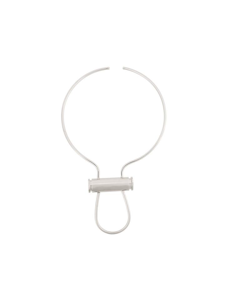 Mm6 Maison Margiela Bullet Stone Necklace - Metallic