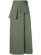 Studio Nicholson Rudd Utility Wrap Skirt - Green