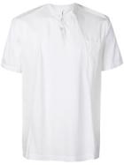 Transit Buttoned T-shirt - White