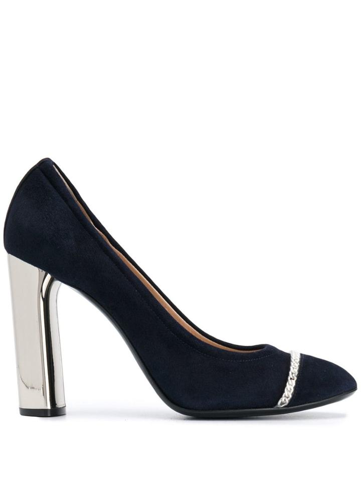 Casadei Chain Strap Pumps - Blue