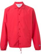 Mr. Gentleman Mr. Gentleman X Champion Back Print Jacket, Men's, Size: L, Red, Cotton/polyester