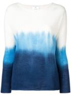 Allude Gradient Effect Jumper - Blue
