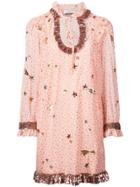 Coach Outerspace Print Dress - Pink & Purple