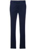 Incotex High-rise Slim-fit Trousers - Blue