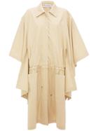 Jw Anderson Flax Cape Trench Coat - Neutrals