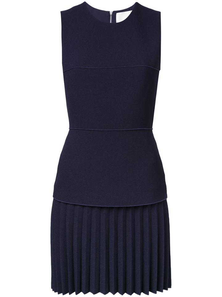 Dion Lee Pleated Mini Dress - Blue