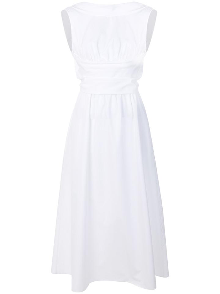 Aspesi Bow Back Dress - White