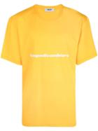 Msgm Tempodicambiare T-shirt - Yellow & Orange
