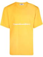 Msgm Tempodicambiare T-shirt - Yellow & Orange