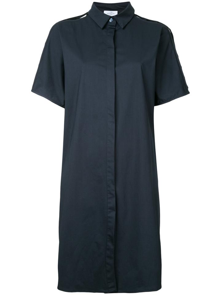 Lydia L. Boxy Shirt Dress - Blue