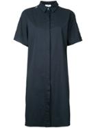 Lydia L. Boxy Shirt Dress - Blue