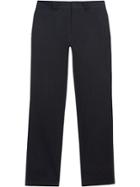 Burberry Technical Cotton Twill Trousers - Blue