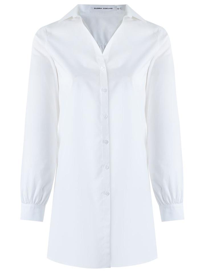 Gloria Coelho Classic Shirt, Women's, Size: Pp, White, Cotton