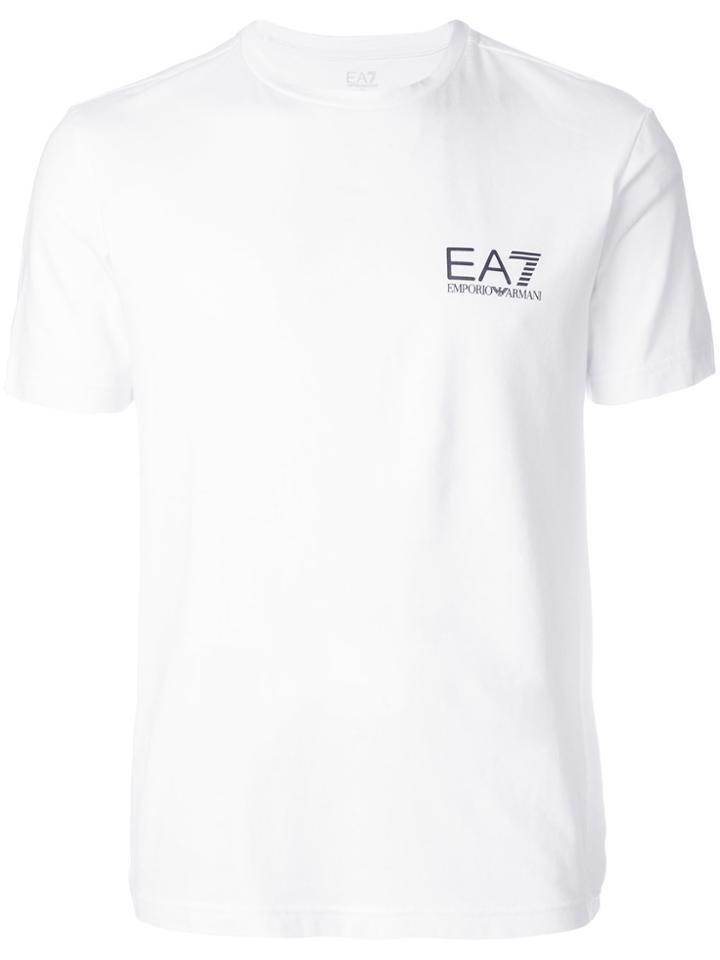 Ea7 Emporio Armani Short Sleeved T-shirt - White