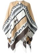 Dondup 'warauni Unico' Poncho, Women's, Nude/neutrals, Polyamide/wool