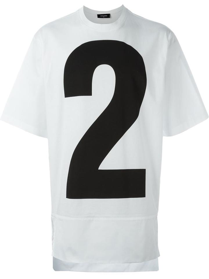 Dsquared2 Number Two Print T-shirt