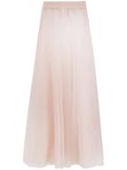 Loulou Tulle Maxi Skirt - Pink