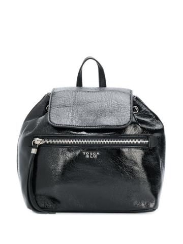 Tosca Blu Textured Backpack - Black