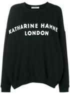 Katharine Hamnett London Logo Print Sweatshirt - Black