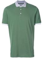 Brunello Cucinelli Polo Shirt With Contrasting Collar - Green