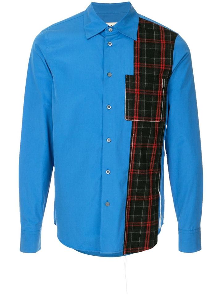 Marni Tartan Stripe Shirt - Blue