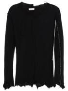 Bed J.w. Ford Distressed Wool Jumper - Black