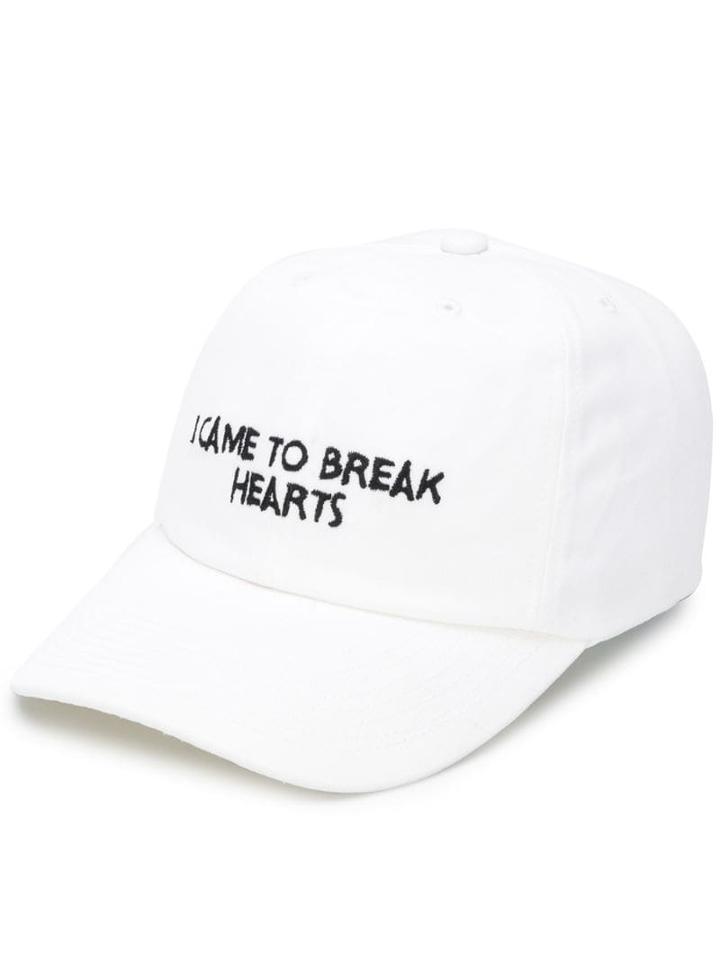 Nasaseasons I Came To Break Hearts Baseball Cap - White
