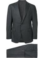 Estnation Pinstripe Two Piece Suit - Grey